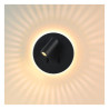 Lucide BENTJER - Lampe de chevet / Applique mural - Ø 14 cm - LED - 3000K - Noir