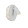 Lucide BENTJER - Lampe de chevet / Applique mural - Ø 14 cm - LED - 3000K - Blanc