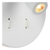 Lucide BENTJER - Lampe de chevet / Applique mural - Ø 14 cm - LED - 3000K - Blanc