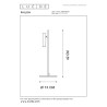 Lucide PHILON - Lampe de bureau - Ø 13 cm - LED Dim. - 1x4,5W 3000K - Noir