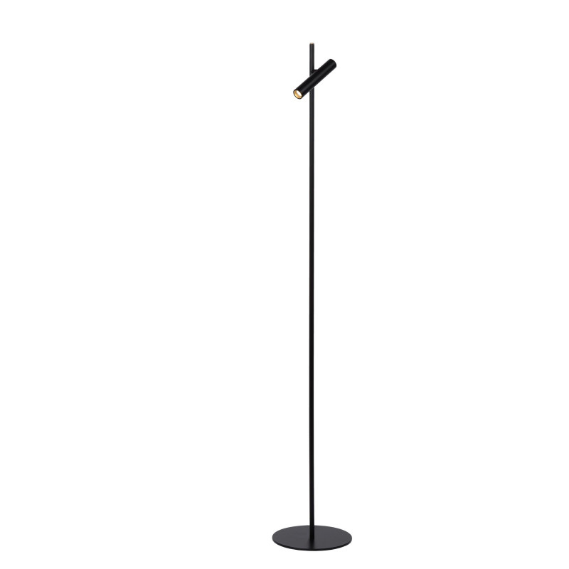 Lucide PHILON - Lampadaire / lampe de lecture - Ø 23 cm - LED Dim. - 1x4,5W 3000K - Noir