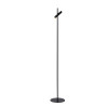 Lucide PHILON - Lampadaire / lampe de lecture - Ø 23 cm - LED Dim. - 1x4,5W 3000K - Noir