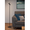 Lucide PHILON - Lampadaire / lampe de lecture - Ø 23 cm - LED Dim. - 1x4,5W 3000K - Noir
