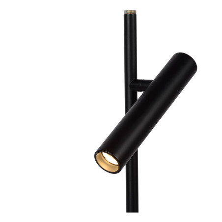 Lucide PHILON - Lampadaire / lampe de lecture - Ø 23 cm - LED Dim. - 1x4,5W 3000K - Noir