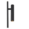 Lucide PHILON - Lampadaire / lampe de lecture - Ø 23 cm - LED Dim. - 1x4,5W 3000K - Noir