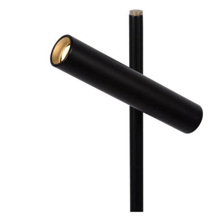 Lucide PHILON - Lampadaire / lampe de lecture - Ø 23 cm - LED Dim. - 1x4,5W 3000K - Noir