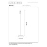 Lucide PHILON - Lampadaire / lampe de lecture - Ø 23 cm - LED Dim. - 1x4,5W 3000K - Noir