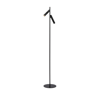 Lucide PHILON - Lampadaire / lampe de lecture - Ø 23 cm - LED Dim. - 2x4,5W 3000K - Noir