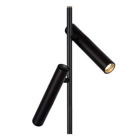 Lucide PHILON - Lampadaire / lampe de lecture - Ø 23 cm - LED Dim. - 2x4,5W 3000K - Noir