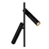 Lucide PHILON - Lampadaire / lampe de lecture - Ø 23 cm - LED Dim. - 2x4,5W 3000K - Noir