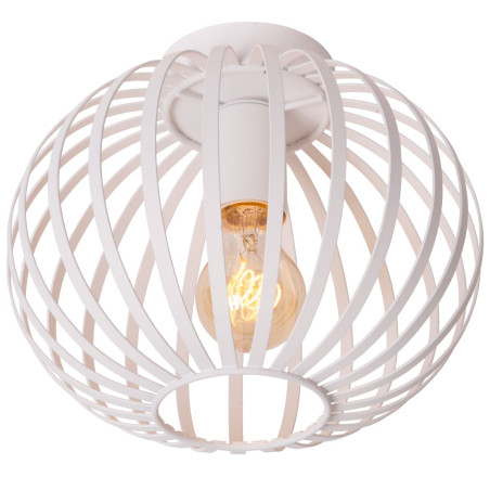 Lucide MANUELA - Plafonnier - Ø 25 cm - 1xE27 - Blanc