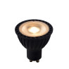 Lucide MR16 - Ampoule led - Ø 5 cm - LED 3 StepDim - GU10 (MR16) - 1x5W 2700K - Noir