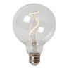 Lucide BULB LOW VOLTAGE - Ampoule filament - Ø 9,5 cm - LED Dim. - E27 - 1x1W 2700K - Transparent