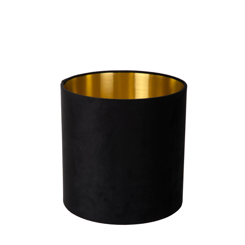 Lucide ESTERAD - Abat-jour lampe - Noir - L 24 x P 24 x H 24 cm
