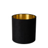 Lucide ESTERAD - Abat-jour lampe - Noir - L 24 x P 24 x H 24 cm