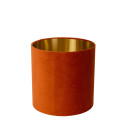 Lucide ESTERAD - Abat-jour lampe - Orange - L 24 x P 24 x H 24 cm