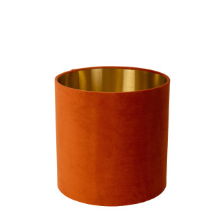 Lucide ESTERAD - Abat-jour lampe - Orange - L 24 x P 24 x H 24 cm