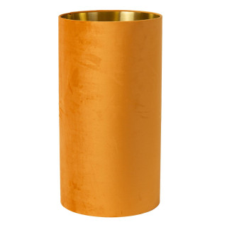 Lucide ESTERAD - Abat-jour lampe - Jaune Ocre - L 34 x P 34 x H 64 cm