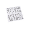 Lucide THESI Numbers - Pièce détachée - Noir