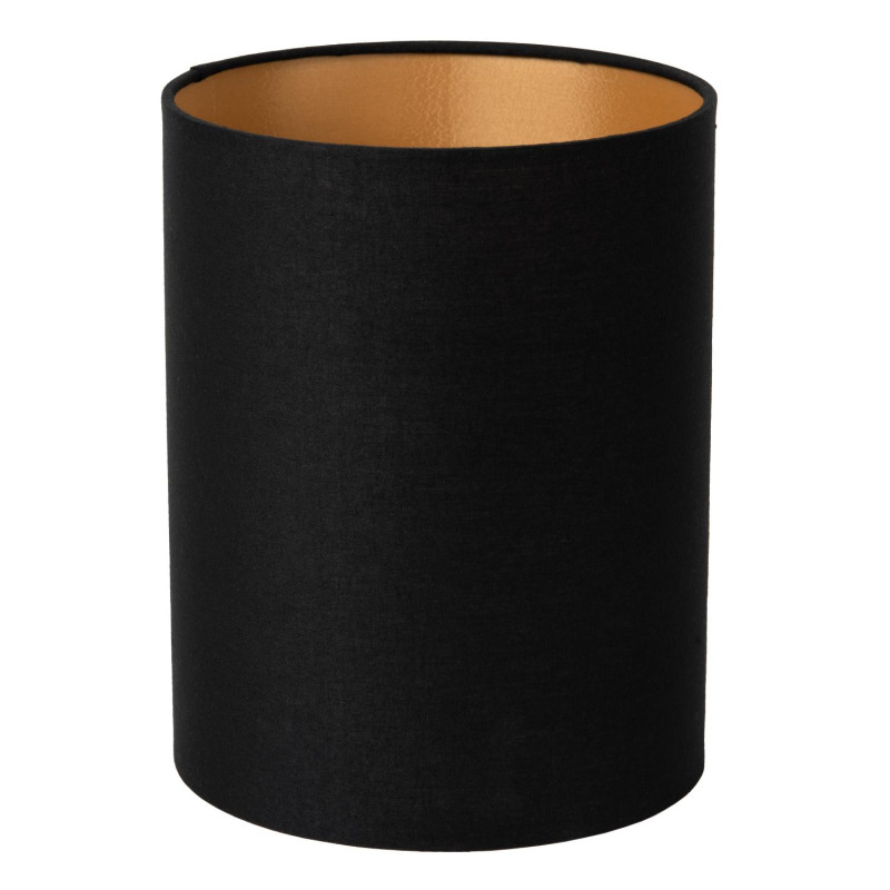 Lucide MAYA BLACK - Abat-jour lampe - Ø 18 cm - Noir