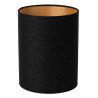 Lucide MAYA BLACK - Abat-jour lampe - Ø 18 cm - Noir