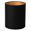 Lucide MAYA BLACK - Abat-jour lampe - Ø 20 cm - Noir