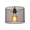 Lucide BASKETT - Abat-jour lampe - Ø 23 cm - Noir