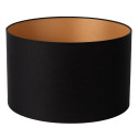 Lucide MAYA BLACK - Abat-jour lampe - Ø 45 cm - Noir