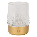 Lucide LILY - Pièce détachée Rechargeable - Batterie/Piles - Ø 8 cm - LED Dim to warm - 1x3W 2700K/3000K - Or Mat / Laiton