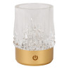 Lucide LILY - Pièce détachée Rechargeable - Batterie/Piles - Ø 8 cm - LED Dim to warm - 1x3W 2700K/3000K - Or Mat / Laiton