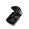 Lucide CONVERTOR PLUG - Prise 3-pin - 13A - Noir