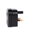 Lucide CONVERTOR PLUG - Prise 3-pin - 8A - Noir