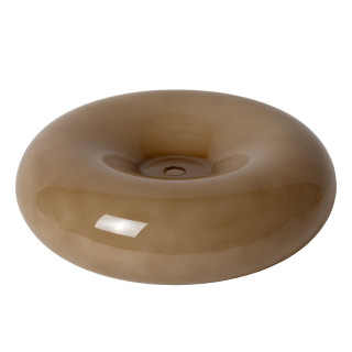 Lucide SENTINO - Verrerie - Taupe - L 30 x P 30 x H 9 cm