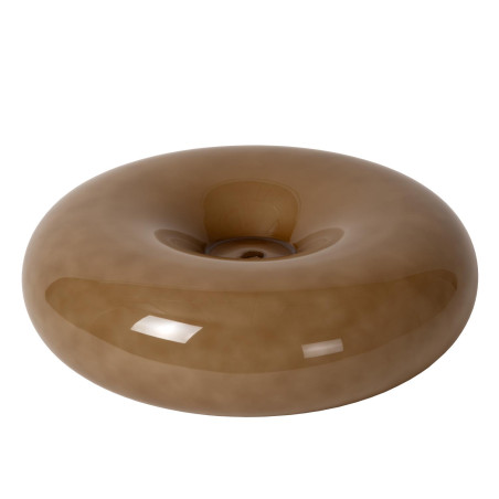 Lucide SENTINO - Verrerie - Taupe - L 40 x P 40 x H 12 cm