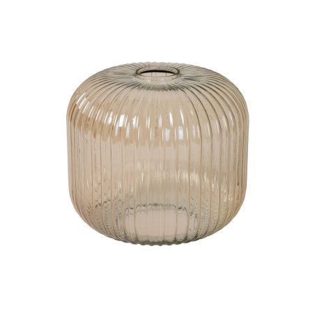 Lucide MALOTO - Verrerie - Ø 20 cm - Ambre - H 19 cm