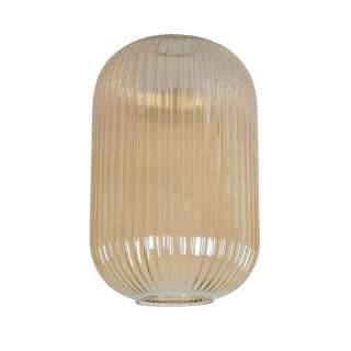 Lucide MALOTO - Verrerie - Ø 20 cm - Ambre - H 33 cm