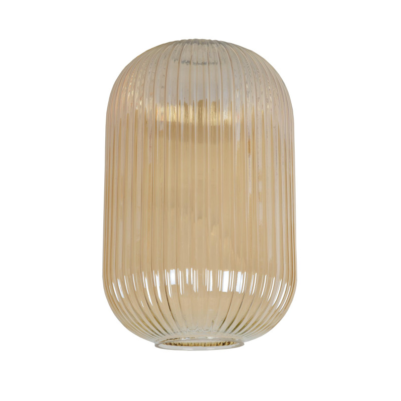 Lucide MALOTO - Verrerie - Ø 20 cm - Ambre - H 33 cm