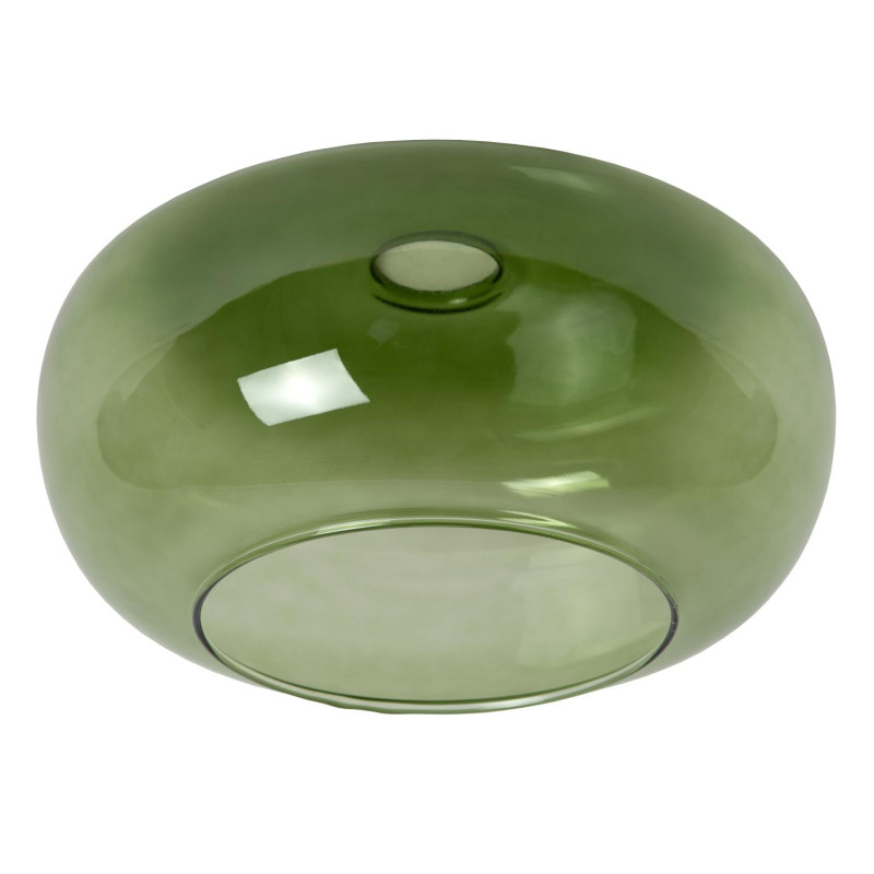 Lucide ILONA - Verrerie - Vert - L 30 x P 30 x H 14,6 cm