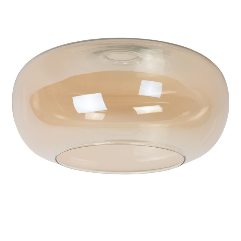 Lucide ILONA - Verrerie - Ambre - L 30 x P 30 x H 14,6 cm