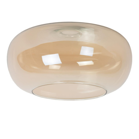 Lucide ILONA - Verrerie - Ambre - L 30 x P 30 x H 14,6 cm