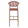 Tabouret de bar ALICANTE d'extérieur - Aluminium terra, polyéthylène terra