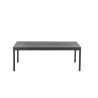 Salon (set) CADIX d'extérieur - Aluminium anthracite, textilène - PES anthracite