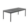 Salon (set) CADIX d'extérieur - Aluminium anthracite, textilène - PES anthracite