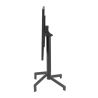 Table de terrasse PIGALLE pliable d'extérieur - Aluminium, acier anthracite