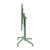 Table de terrasse PIGALLE pliable d'extérieur - Aluminium, acier sauge