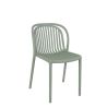 Chaise de terrasse DUBAI empilable d'extérieur - Polypropylène sauge