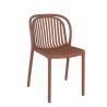 Chaise de terrasse DUBAI empilable d'extérieur - Polypropylène terra
