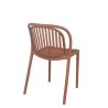 Chaise de terrasse DUBAI empilable d'extérieur - Polypropylène terra