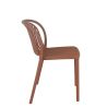 Chaise de terrasse DUBAI empilable d'extérieur - Polypropylène terra