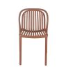 Chaise de terrasse DUBAI empilable d'extérieur - Polypropylène terra